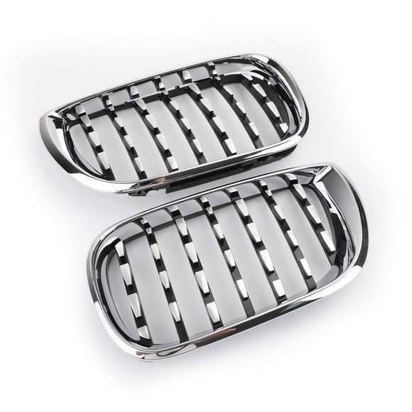 2002-2005 BMW Série 3 E46 320d/318i/320i/330d/325i/330i Berline/Touring Grill Noir/Chrome Diamant Calandre