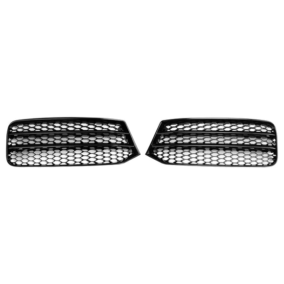 2015-2018 Audi A1 8X Honeycomb Lower Grile Front Bumper Pair Fog Light Cover Grill 8XA807681B 8XA807682B