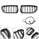 Grade de pára-choques renal Fit BMW Série 5 F10 F11 2010-2016 Gloss Black-6