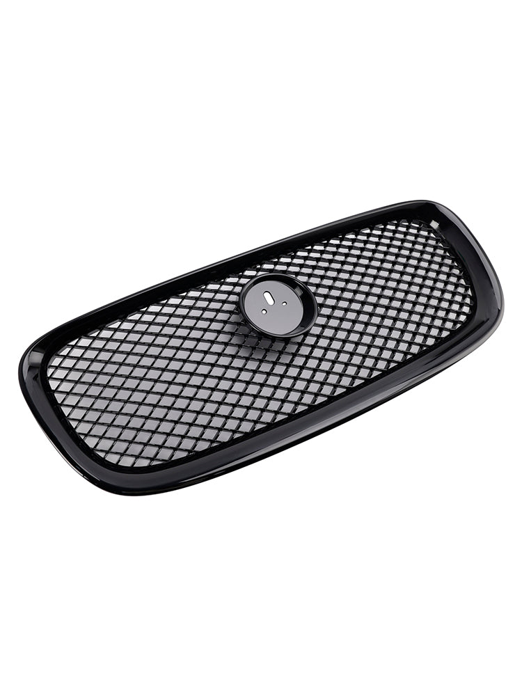 XF-R Style Front Bumper Grill Grille Fit Jaguar XF 2012-2015 Gloss Black