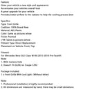 Grade dianteira estilo GT para Mercedes-Benz Classe GLE W166 2015-2018-15