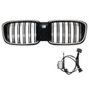 Grade dianteira de malha de rim adequada para BMW X4 G02 X3 G01 G08 2018-2021 pré LCI-14