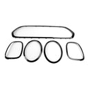 2014-2021 Mini F55 F56 F57 Cooper S/Cooper SD borde de parrilla negro + borde de faro + borde de luz trasera-6