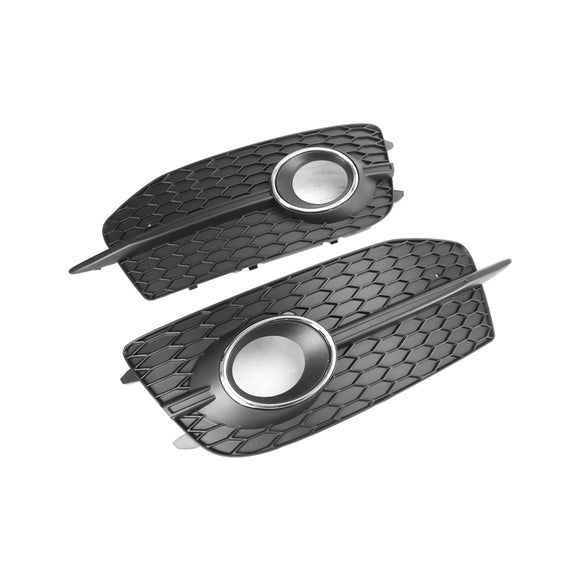 2012-2014 Audi Q3 S-Line Fog Light Grille 2PCS Front Bumper Lower Cover Grill 8U0807681DSP9 8U0807681D