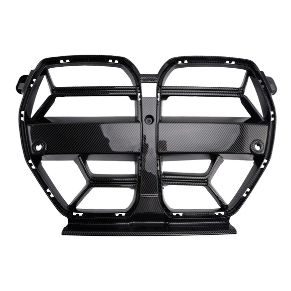 CSL Style Front Bumper Grill Grille Fit BMW M3 G80 M4 G82 2021-2026 Gloss Black
