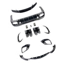 2021-2026 Mercedes Benz AMG GT63 X290 Kit de carrocería de parachoques de fibra de carbono de 4 puertas Actualización a Barbus-13