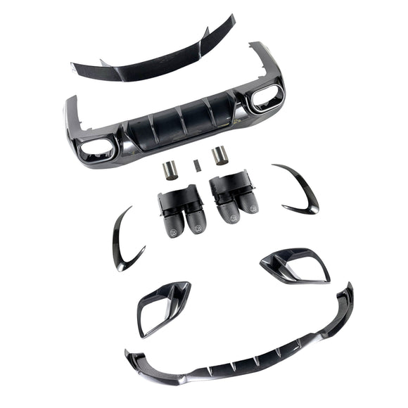 2021-2026 Mercedes Benz AMG GT63 X290 Kit de carrocería de parachoques de fibra de carbono de 4 puertas Actualización a Barbus