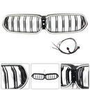 Niergrill met dubbele lamellen, zwart vooraan, geschikt voor BMW 6-serie G32 2020-2025-6