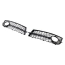 Audi TT MK2 2007-2010 Honingraat 2 STKS Mistlamp Cover Grille Voorbumper Lagere Zwarte Grill 8J0807682 8J0807681-9