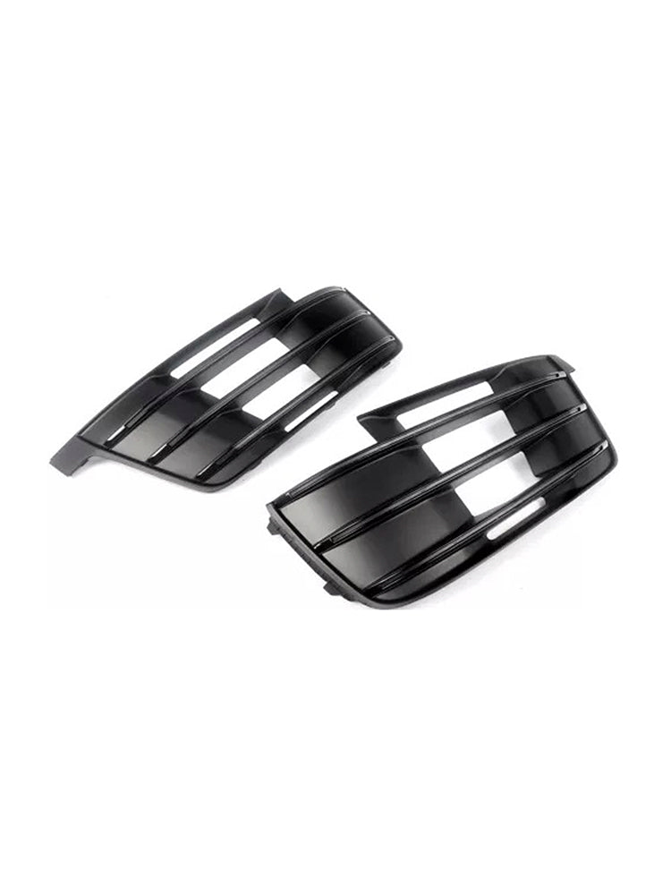 2X Original Car Front Bumper Fog Light Grilles For Audi Q7 S-Line 2016-2019