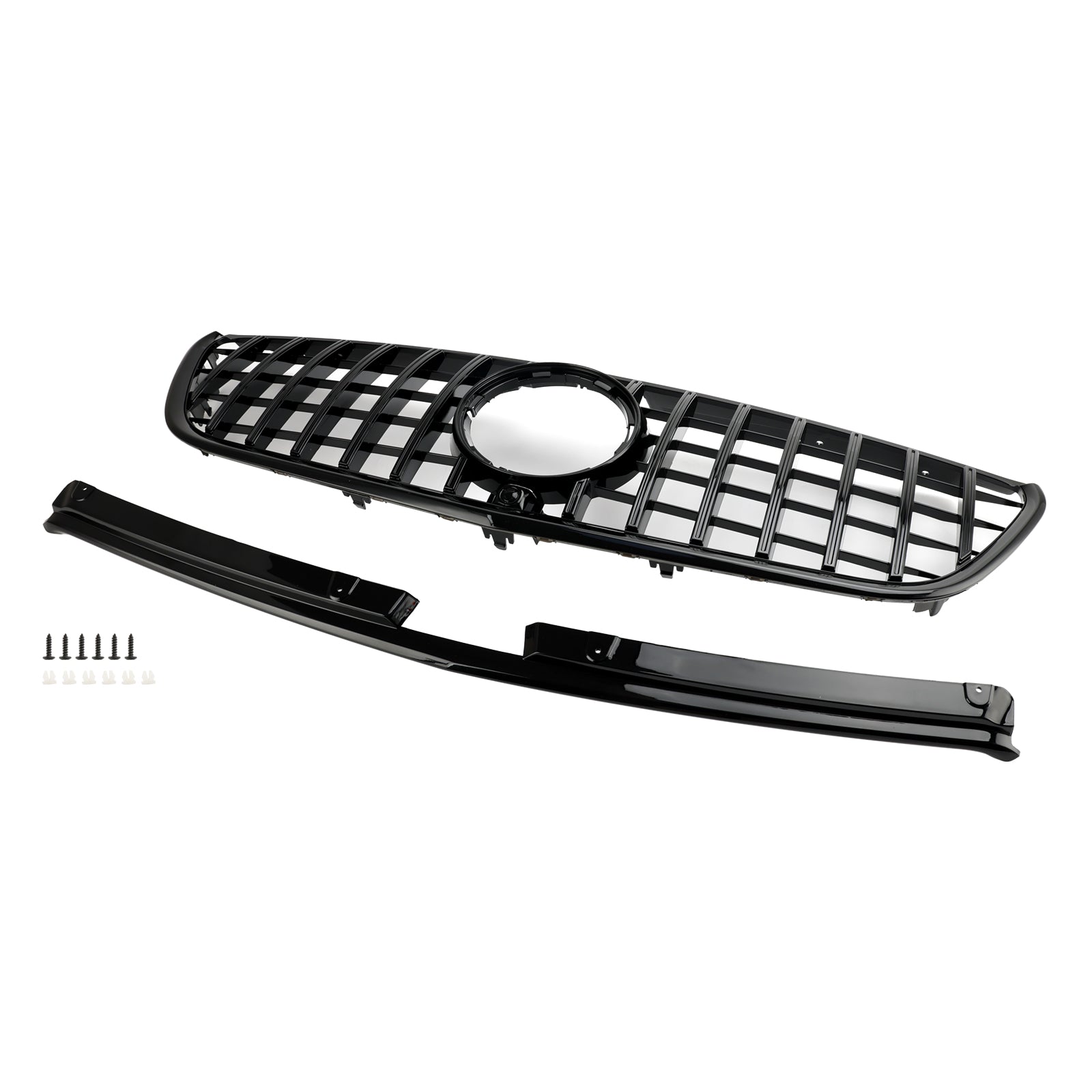 2015-2019 Mercedes Benz Vito W447 111CDI 114CDI 116CDI 119CDI GT Stlye Front Bumper Grill Gloss Black Grille