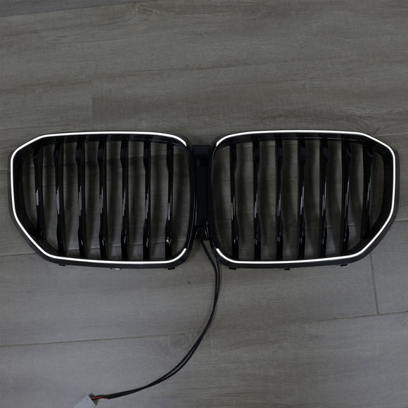 Grade dianteira em forma de rim preta brilhante para BMW X5 G05 2019-2022 M-Performance