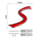 Emblema do decalque da grade dianteira S para MINI Cooper R50 R53 R55 R56 R57 R59 F56 F55-2