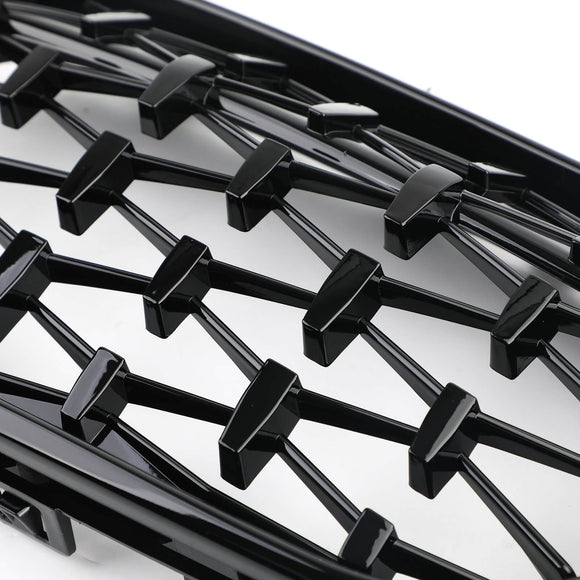 2015-2017 BMW Serie 1 F20/F21 116d/118d/120d/118i/125i Parrilla frontal tipo riñón Meteor Black Grille