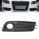 Audi 2008-2012 A4 S-Line S4 8K0807681C Right Bumper Black Fog Light Grille Cover-3
