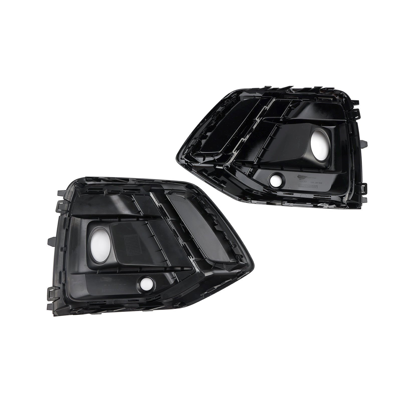 Audi Q5 S Line/SQ5 2021-2025 Cubierta de parrilla de lámpara antiniebla delantera negra