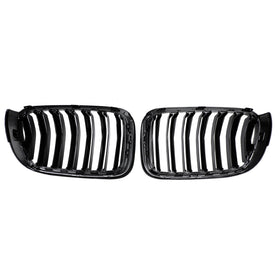 2014-2017 BMW X4 F26 xDrive28i/xDrive35i/xDrive20d/xDrive30d/xDrive35d Front Bumper Kidney Grille Gloss Black Grill