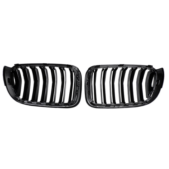 2014-2017 BMW X3 F25 xDrive28i/xDrive35i/sDrive18d/xDrive20d/xDrive30d Front Bumper Kidney Grille Gloss Black Grill