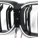 Niergrill met dubbele lamellen, zwart vooraan, geschikt voor BMW 6-serie G32 2020-2025-9