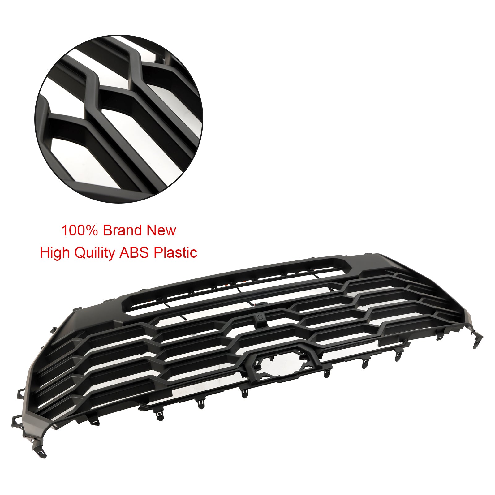 Calandre avant de remplacement pour Toyota Tundra TRD PRO 2022-2024 Grille TRD Pro noire mate