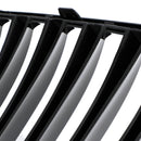 BMW 2009-2014 X1 E84 sDrive20i/xDrive28i/sDrive18d Gloss Black Grille Front Hood Kidney Grill-12