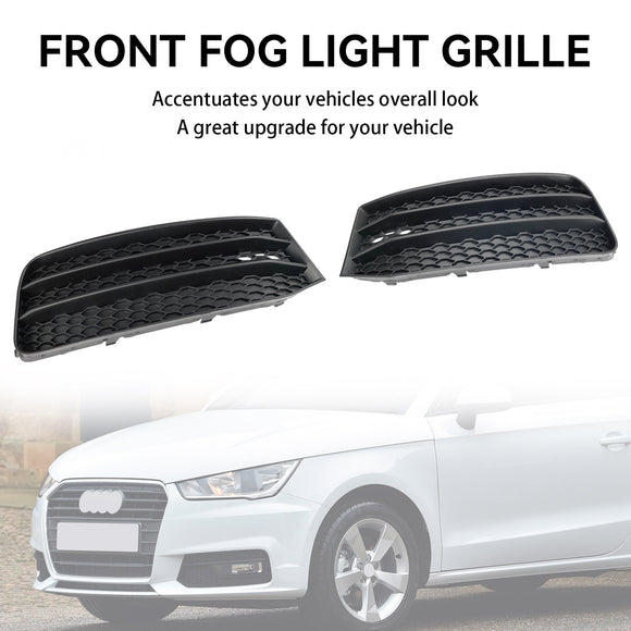 2015-2018 Audi A1 8X 8XA807681B 8XA807682B 2 pièces pare-chocs avant antibrouillard couverture calandre inférieure
