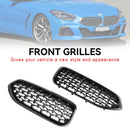 2019-2024 BMW Z4 G29 20I 30I M40I Front Kidney Grill Gloss Black Diamond Grille-4