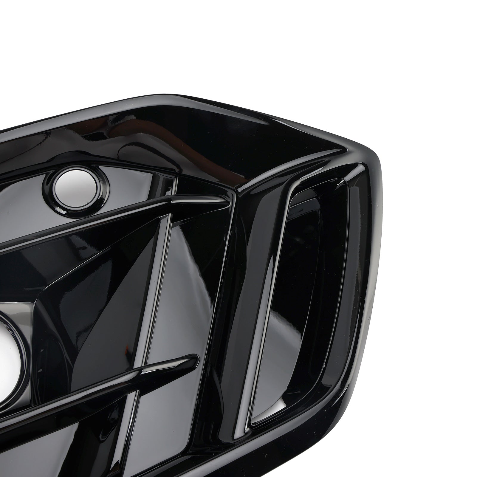 Audi Q5 S Line/SQ5 2021-2025 Cubierta de parrilla de lámpara antiniebla delantera negra