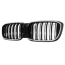 Grade dianteira de malha de rim adequada para BMW X4 G02 X3 G01 G08 2018-2021 pré LCI-15