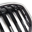 Grade dianteira preta brilhante de ripa única adequada para BMW Série 7 G11 G12 2019-2022-8