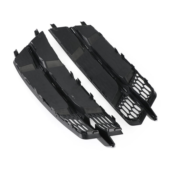 2017-2018 Audi A6 C7 Standard Lower Black Grille Front Bumper Fog Light Cover Grill 4G0807681AN 4G0807682AN