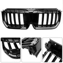 2023-2024 BMW X1 U11 U12 xDrive23i/sDrive18i/xDrive25e/xDrive30 Front Bumper Kidney Grill Gloss Black Grille-5