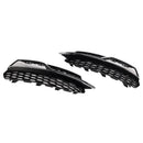 2013-2016 AUDI A3 S-Line 8V Front Lower Bumper Fog Light Cover Grill Honeycomb Black Grill-11