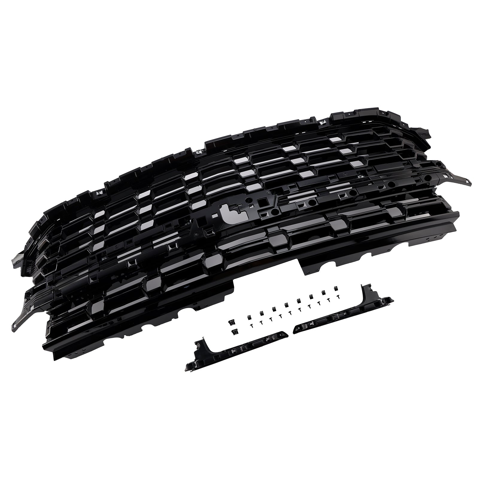 Z71-Look Front Bumper Grille Fit Chevrolet Tahoe/Suburban 2021-2024 Black