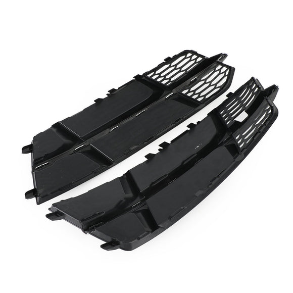 2017-2018 Audi A6 C7 Standard Lower Black Grille Front Bumper Fog Light Cover Grill 4G0807681AN 4G0807682AN