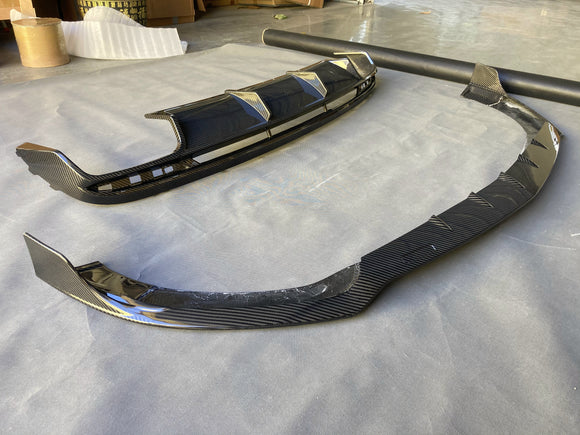 Mercedes-Benz 2019-2021 W217 S63 S65 AMG Coupé Carbon Fiber Bumper Body Kit Upgrade naar Brabus