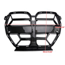 CSL Style Front Bumper Grill Grille Fit BMW M3 G80 M4 G82 2021-2026 Gloss Black-2