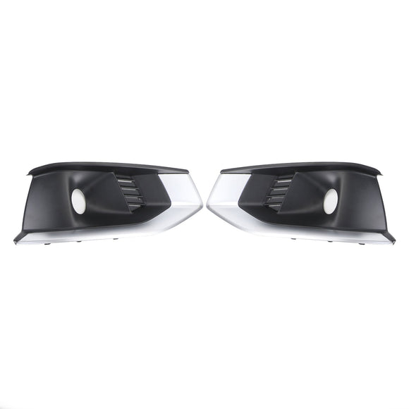 2020-2022 Audi A4L Left & Right Front Bumper Fog Light Grille Cover Trim 8WD807682L/1L