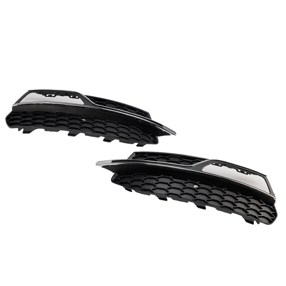 2013-2016 AUDI A3 S-Line 8V Front Lower Bumper Fog Light Cover Grille