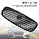 2016 2017 2018 2019 Jaguar XF Griglia anteriore nera Griglia di aspirazione aria Radiatore Stile XF-R Griglia a rete-4