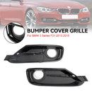 BMW 2013-2015(Specified year) 3 Series F30 320i 328d 335i 2PCS Front Bumper Fog Light Grille Covers-10