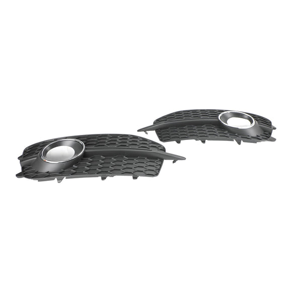 2012-2014 Audi Q3 S-Line Fog Light Grille 2PCS Front Bumper Lower Cover Grill 8U0807681DSP9 8U0807681D