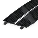 2017-2018 Audi A6 C7 Standard Lower Black Grille Front Bumper Fog Light Cover Grill 4G0807681AN 4G0807682AN-14