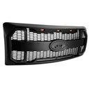 Ford F150 2009-2014 met LED matzwarte grille voorbumpergrill-14
