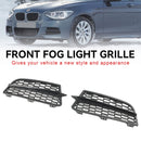 BMW 2011-2015 1-Series F20 F21 M 2PCS Front Bumper Fog Light Cover Bezel Grill Grille-7