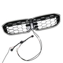 BMW 2023-2024 Série 3 G20 G21 320i/330i/M340i/318i/320d Calandre avant Diamant Noir Argent Grill-14