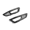 Ford 2015-2017 Focus F1EZ15200A F1EZ15201A Pair Front Bumper Fog Light Lamp Cover Bezel Grill-15
