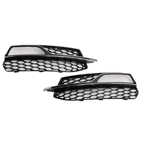 2013-2016 AUDI A3 S-Line 8V pare-chocs avant inférieur antibrouillard couverture grille nid d'abeille noir grille