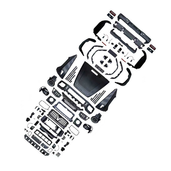 Carrosseriekit/bumper geschikt voor Mercedes W463 G350 G500 G550 G55 G63 G65 1993-2018 Upgrade W465 G63 AMG-stijl