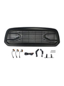 Musta Big Horn Style etupuskurin säleikkö Fit Dodge Ram 1500 2013-2018-9